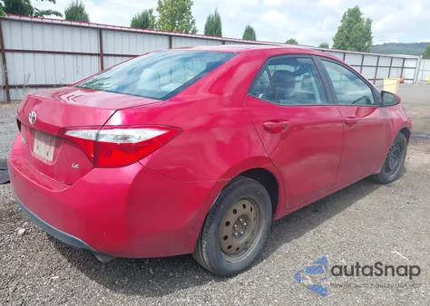2015 Toyota Corolla Le из США, поврежденный, VIN 2T1BURHE1FC365528